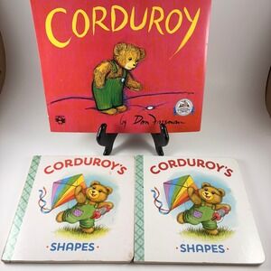 Corduroy by Don Freeman Book Lot of 3 Books Corduroy Shapes Board Books